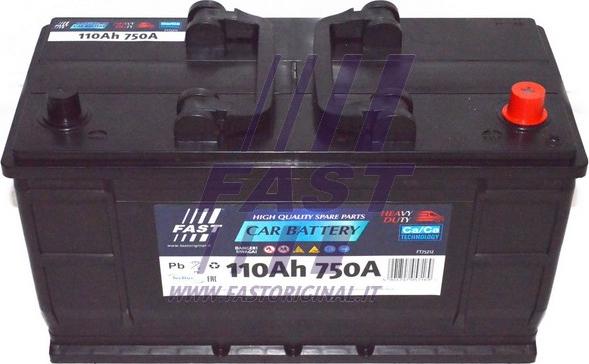 Fast FT75212 - Стартов акумулатор vvparts.bg