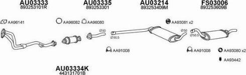 Faurecia AA96543 - Държач, гърне vvparts.bg