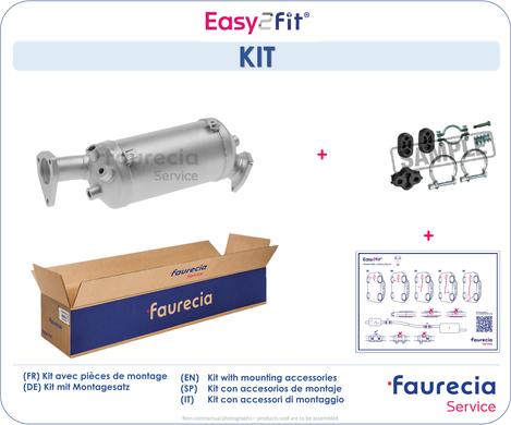 Faurecia FS03077S - Филтър за сажди / твърди частици, изпускателна система vvparts.bg