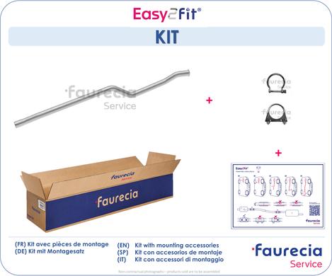 Faurecia FS15415 - Ремонтна тръба, катализатор vvparts.bg