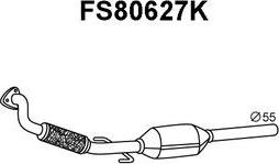 Faurecia FS80627K - Катализатор vvparts.bg