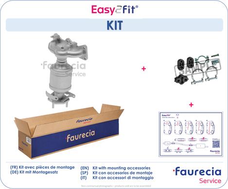 Faurecia FS80155K - Коляно, катализатор vvparts.bg