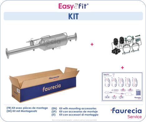 Faurecia FS30400S - Филтър за сажди / твърди частици, изпускателна система vvparts.bg