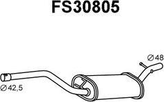 Faurecia FS30805 - Средно гърне vvparts.bg