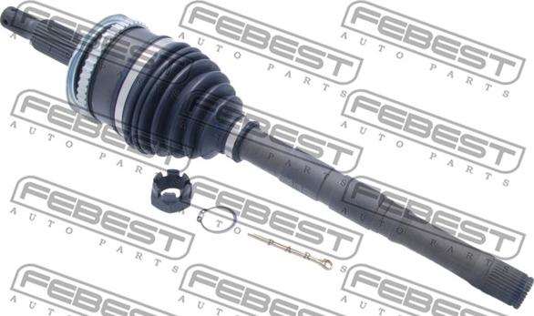 Febest 0414-KB4A47R - Каре комплект, полуоска vvparts.bg