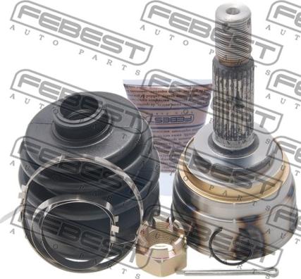 Febest 0410-007 - Каре комплект, полуоска vvparts.bg