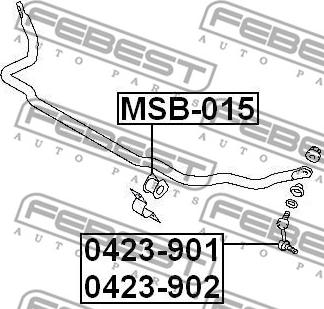 Febest 0423-901 - Биалета vvparts.bg