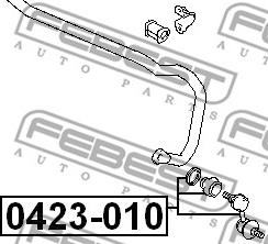 Febest 0423-010 - Биалета vvparts.bg