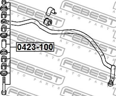 Febest 0423-100 - Биалета vvparts.bg