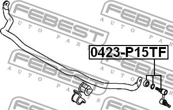 Febest 0423-P15TF - Биалета vvparts.bg