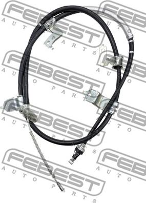 Febest 0199-PCGRJ120RH - Жило, ръчна спирачка vvparts.bg