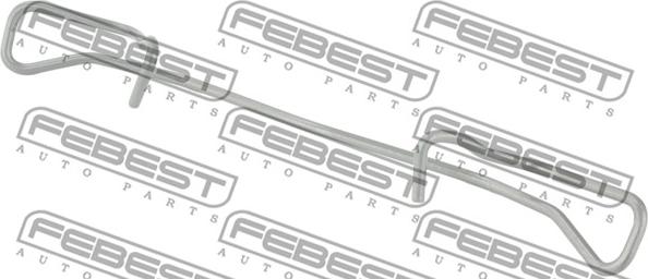 Febest 0103-001 - Пружина, накладки за дискови спирачки vvparts.bg