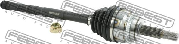 Febest 0114-ACV40L26A48 - Каре комплект, полуоска vvparts.bg