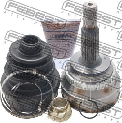 Febest 0110-072A48 - Каре комплект, полуоска vvparts.bg