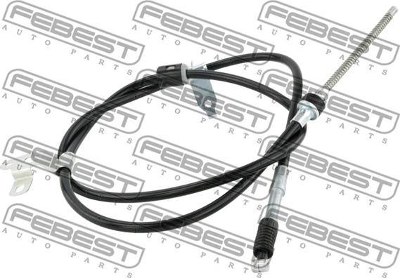 Febest 01100-ZZE120LH - Жило, ръчна спирачка vvparts.bg