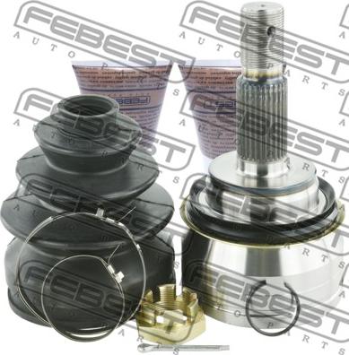 Febest 0110-GRJ150 - Каре комплект, полуоска vvparts.bg