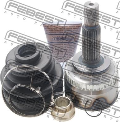 Febest 0110-ZZE120A48 - Каре комплект, полуоска vvparts.bg