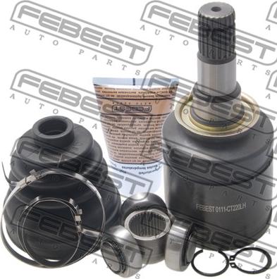 Febest 0111-CT220LH - Каре комплект, полуоска vvparts.bg