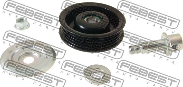 Febest 0187-GX110 - Паразитна / водеща ролка, пистов ремък vvparts.bg