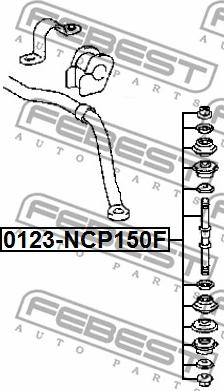 Febest 0123-NCP150F - Биалета vvparts.bg