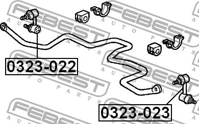 Febest 0323-022 - Биалета vvparts.bg