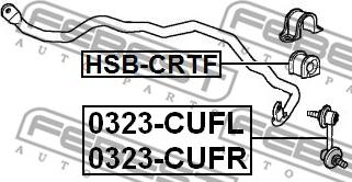 Febest 0323-CUFR - Биалета vvparts.bg