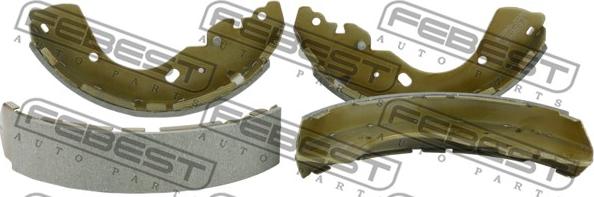 Febest 0202-D40TR - Спирачна челюст vvparts.bg