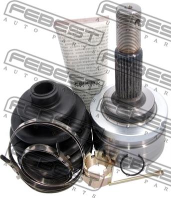 Febest 0210-051 - Каре комплект, полуоска vvparts.bg