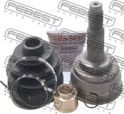 Febest 0210-080 - Каре комплект, полуоска vvparts.bg