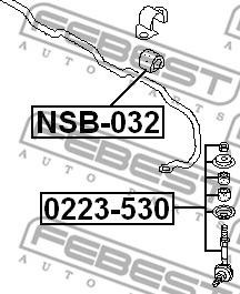 Febest 0223-530 - Биалета vvparts.bg