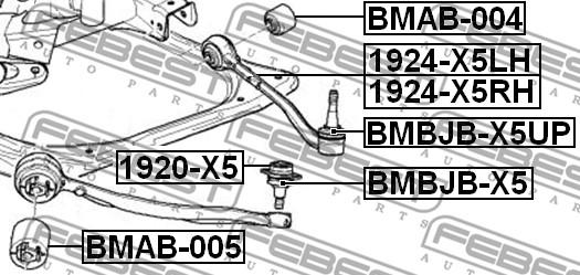 Febest BMAB-004 - Тампон, носач vvparts.bg