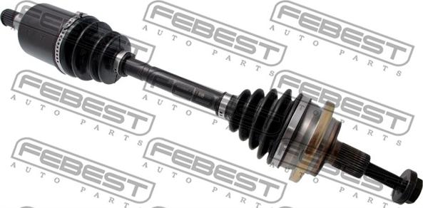 Febest 1614-203RH - Полуоска vvparts.bg