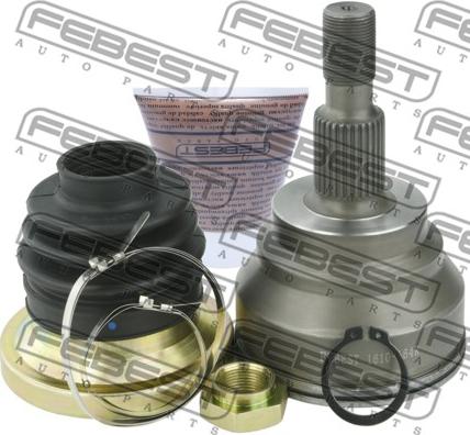 Febest 1610-164R - Каре комплект, полуоска vvparts.bg