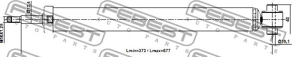 Febest 16110-003R - Амортисьор vvparts.bg