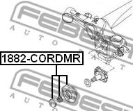 Febest 1882-CORDMR - Главина на колелото vvparts.bg