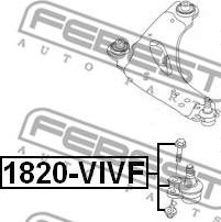 Febest 1820-VIVF - Шарнири vvparts.bg