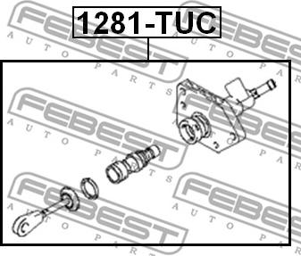 Febest 1281-TUC - Горна помпа на съединител vvparts.bg