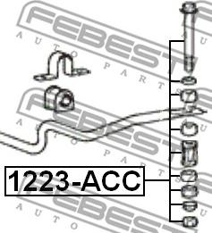 Febest 1223-ACC - Биалета vvparts.bg