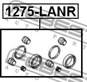 Febest 1275-LANR - Ремонтен комплект, спирачен апарат vvparts.bg