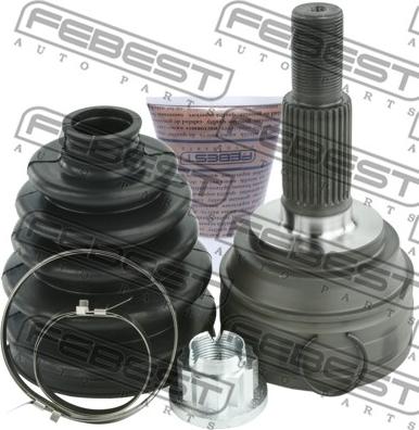 Febest 1710-Q7 - Каре комплект, полуоска vvparts.bg