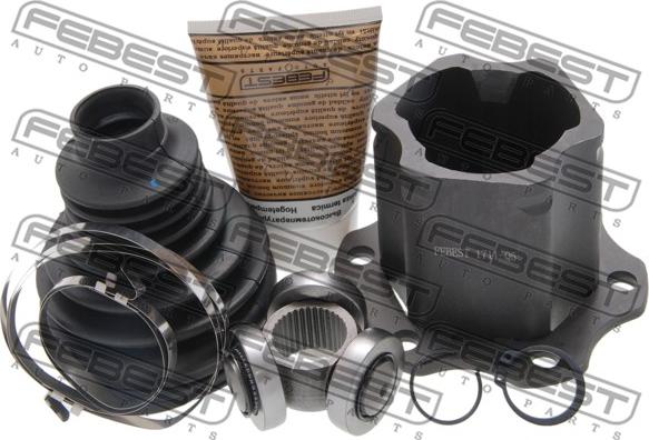 Febest 1711-Q5 - Каре комплект, полуоска vvparts.bg