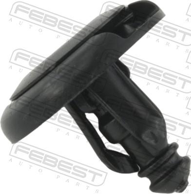 Febest 88570-095 - Клипс (щипка), декоративна / предпазна лайсна vvparts.bg