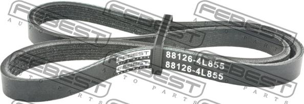 Febest 88126-4L855 - Пистов ремък vvparts.bg