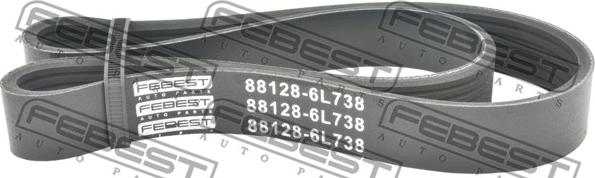 Febest 88128-6L738 - Пистов ремък vvparts.bg