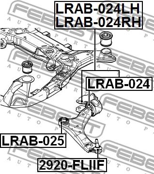 Febest 2920-FLIIF - Шарнири vvparts.bg