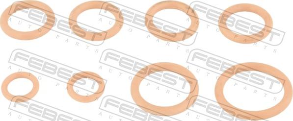 Febest 24400-003-KIT - Уплътнителен пръстен, тръбопровод хладилна система vvparts.bg