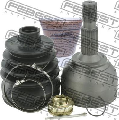 Febest 2510-3084B - Каре комплект, полуоска vvparts.bg