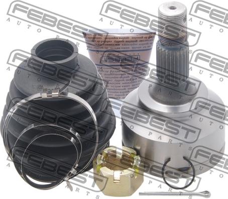 Febest 2510-30720 - Каре комплект, полуоска vvparts.bg