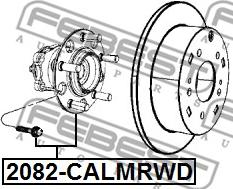 Febest 2082-CALMRWD - Главина на колелото vvparts.bg