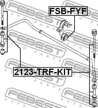 Febest 2123-TRF-KIT - Биалета vvparts.bg